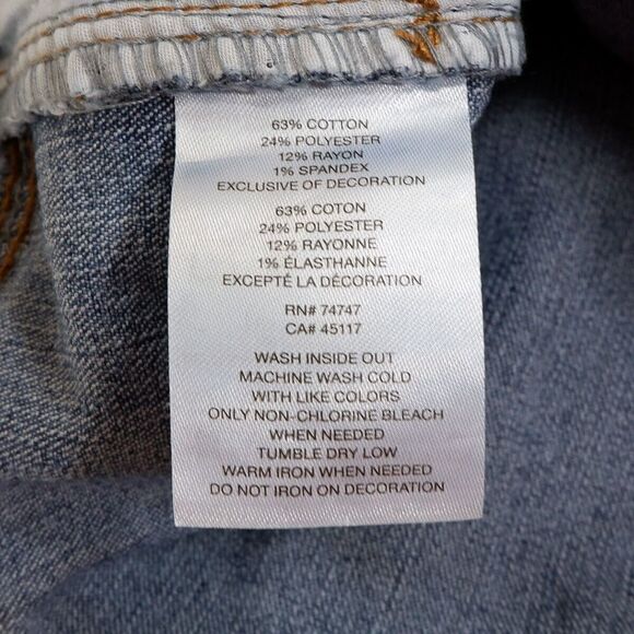 Natural Reflections High Rise Skinny Jeans Size 8P Petite Womens Stretch 28x25.5 - Picture 9 of 13